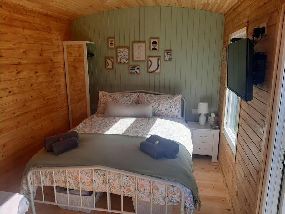 Anglesey New Modern Shepherds Hut With Spa Hot Tub Gwalchmai Εξωτερικό φωτογραφία